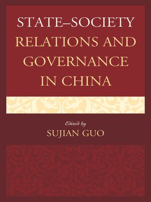 cover image of State&#8211;Society Relations and Governance in China